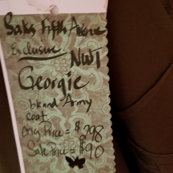 Georgie brand designer coat NWT - Picture 10 of 14